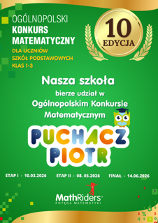 Ogólnopolski Konkurs Matematyczny Piotr Puchacz
