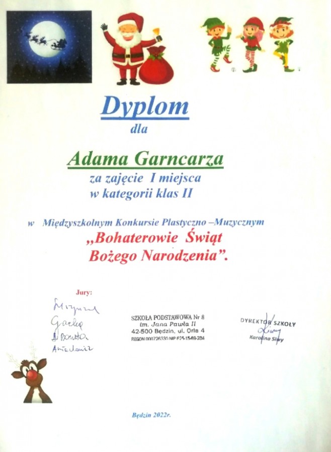 WYNIKI MIĘDZYSZKOLNEGO  KONKURSU PLASTYCZNO - MUZYCZNEGO 
